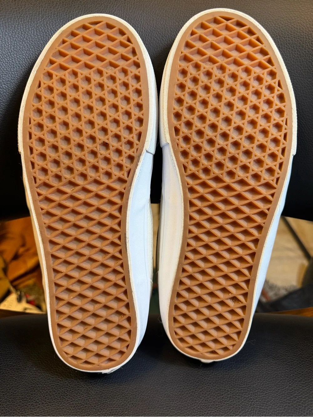 Vans Skate Half Cab 'Daz - White' mid-top skateboarding sneakers